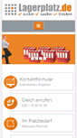 Mobile Screenshot of lagerplatz.de
